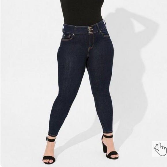 Torrid Jegging Skinny Super Soft High-Rise Jeans - Picture 1 of 10